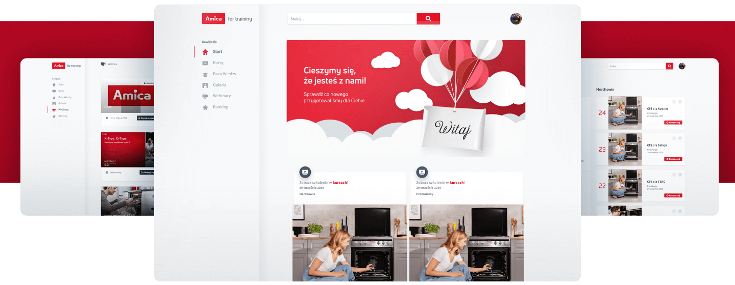 Easy access to learning material